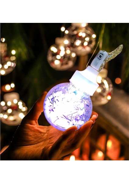 Işıklı Yılbaşı Ağaç Süsü 3'Lü