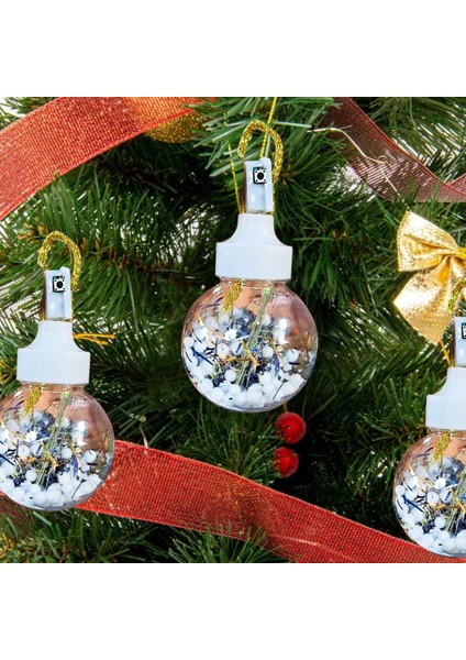 Işıklı Yılbaşı Ağaç Süsü 3'Lü modelleri