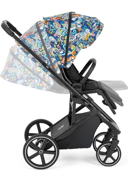 Neo Big Grey Cosmo Travel Sistem Bebek Arabası Multicolor