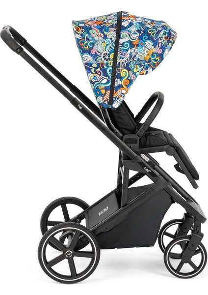 Neo Big Grey Cosmo Travel Sistem Bebek Arabası Multicolor