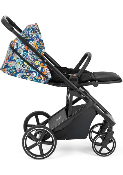 Neo Big Grey Cosmo Travel Sistem Bebek Arabası Multicolor