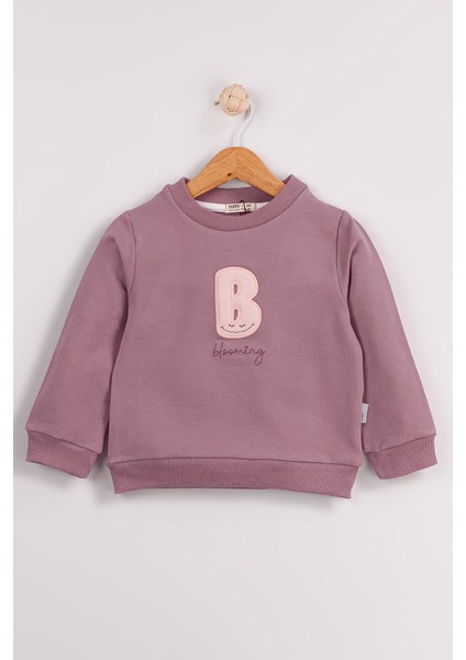 Kız Çocuk 2'li Paket Basic Sweatshirt