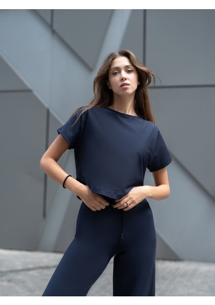 Yuvarlak Kesimli Yoga Tişörtü modelleri