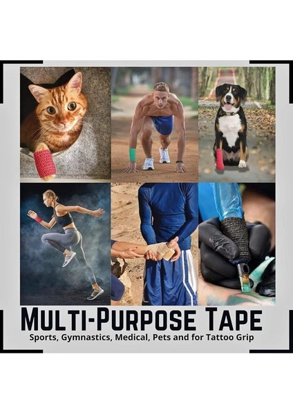 Kendinden Yapışkanlı Evcil Hayvan Bandajı - 7.5 cm x 4.5 Metre, Pati Koruyucu modelleri
