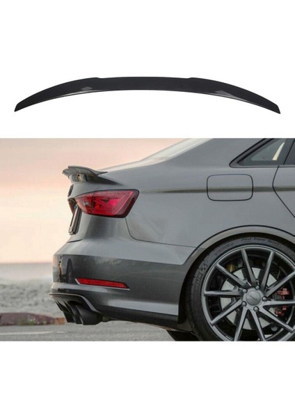 Audi A3 Sedan Votex Bagaj Üstü Piano Black Spoiler 2013-2019