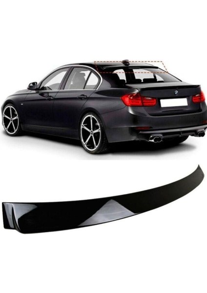 Bmw 3 Serisi F30 Cam Üstü Spoiler Piano Black