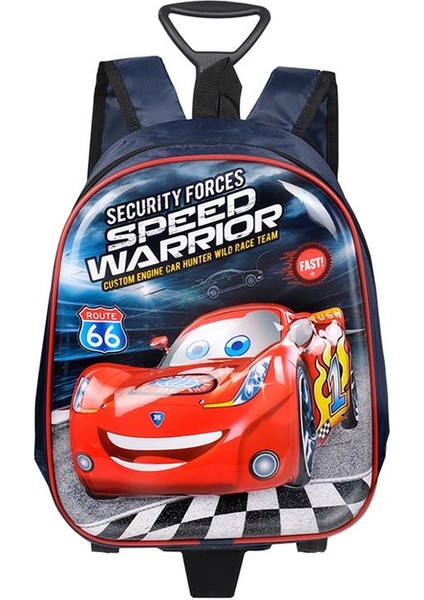 Araba Tekerlekli Çocuk Sırt Çantası