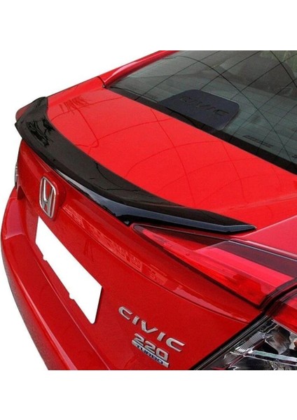 Honda Civic Fc5 Uyumlu Bagaj Üstü Oem Anatomik Spoiler Piano Black fiyatları