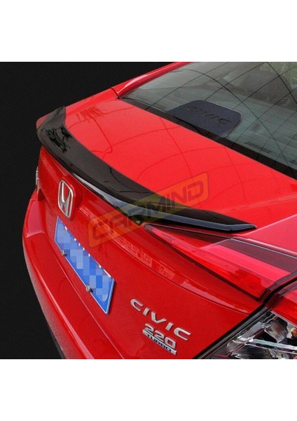 Honda Civic Fc5 Uyumlu Bagaj Üstü Oem Anatomik Spoiler Piano Black indirimleri