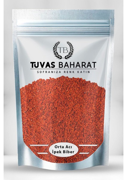 Tuvas Baharat Orta Acı Ipek Biber 1. Sınıf 250 gr