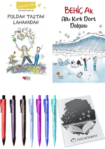 Altı Kırk Dört Dalgası ve Puldan Taştan Lahanadan 2'li Set + Hediyeli