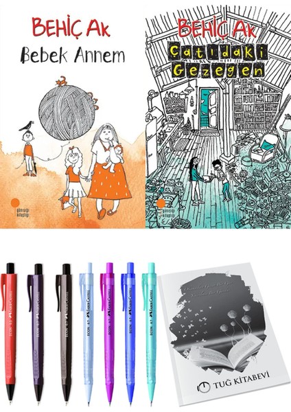 Çatıdaki Gezegen ve Bebek Annem 2'li Set + Hediyeli