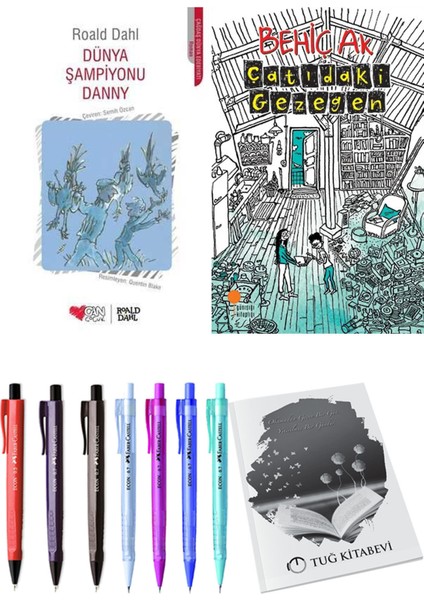 Çatıdaki Gezegen ve Dünya Şampiyonu Danny 2'li Set + Hediyeli