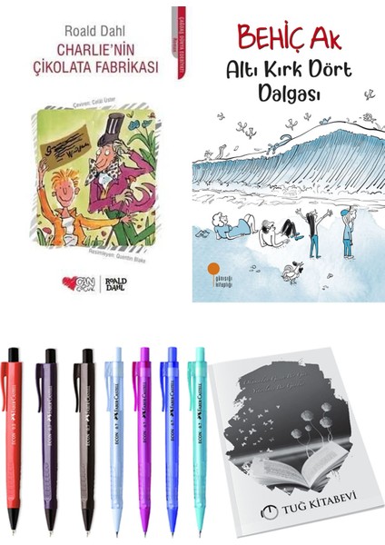 Altı Kırk Dört Dalgası ve Charlie'nin Çikolata Fabrikası 2'li Set + Hediyeli
