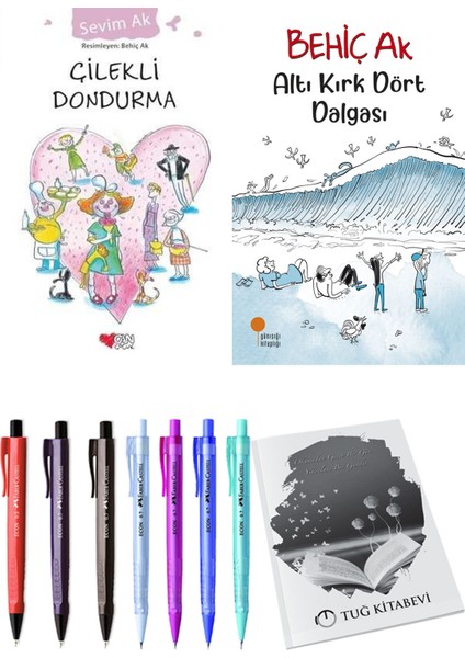 Altı Kırk Dört Dalgası ve Çilekli Dondurma 2'li Set + Hediyeli