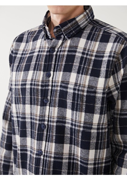 Lcwaıkıkı Classic Regular Fit Uzun Kollu Ekose Gabardin Erkek Gömlek modelleri