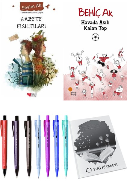 Havada Asılı Kalan Top ve Gazete Fısıltıları 2'li Set + Hediyeli