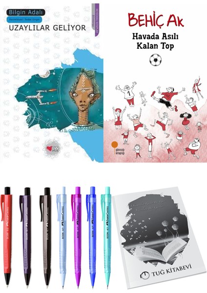 Havada Asılı Kalan Top ve Uzaylılar Geliyor 2'li Set + Hediyeli