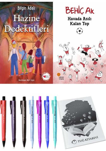 Havada Asılı Kalan Top ve Hazine Dedektifleri 2'li Set + Hediyeli