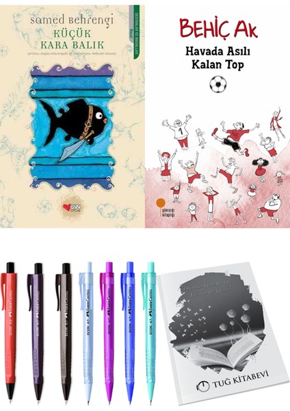 Havada Asılı Kalan Top ve Küçük Kara Balık 2'li Set + Hediyeli