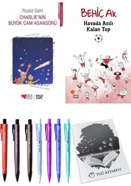 Havada Asılı Kalan Top ve Charlie'nin Büyük Cam Asansörü 2'li Set + Hediyeli