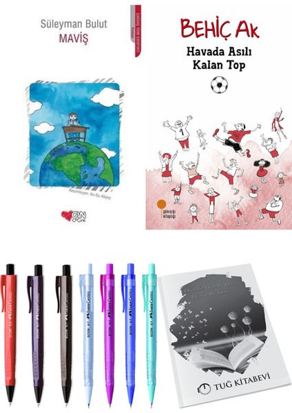 Havada Asılı Kalan Top ve Maviş 2'li Set + Hediyeli