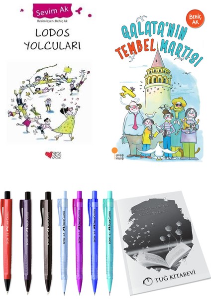 Galata'nın Tembel Martısı ve Lodos Yolcuları 2'li Set + Hediyeli