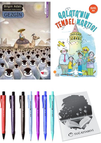 Galata'nın Tembel Martısı ve Gezgin 2'li Set + Hediyeli