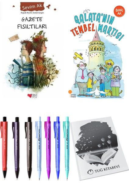 Galata'nın Tembel Martısı ve Gazete Fısıltıları 2'li Set + Hediyeli