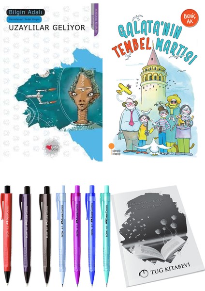 Galata'nın Tembel Martısı ve Uzaylılar Geliyor 2'li Set + Hediyeli