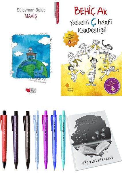 Yaşasın Ç Harfi Kardeşliği ve Maviş 2'li Set + Hediyeli
