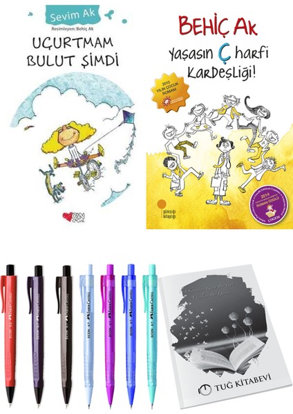 Yaşasın Ç Harfi Kardeşliği ve Uçurtmam Bulut Şimdi 2'li Set + Hediyeli