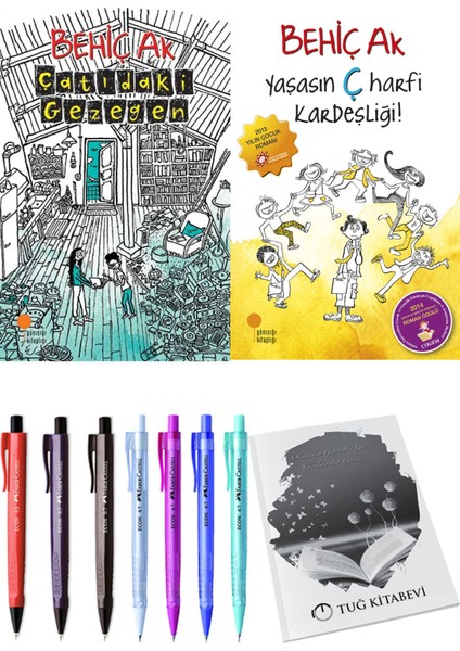 Yaşasın Ç Harfi Kardeşliği ve Çatıdaki Gezegen 2'li Set + Hediyeli