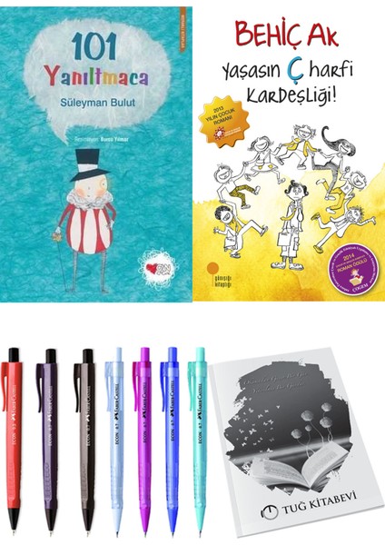 Yaşasın Ç Harfi Kardeşliği ve 101 Yanıltmaca 2'li Set + Hediyeli