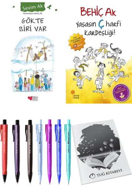 Yaşasın Ç Harfi Kardeşliği ve Gökte Biri Var 2'li Set + Hediyeli