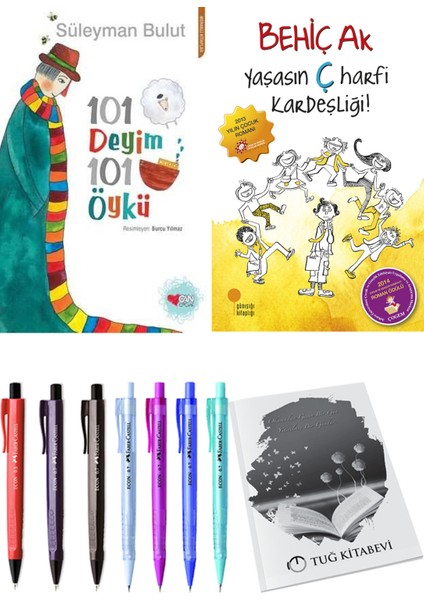 Yaşasın Ç Harfi Kardeşliği ve 101 Deyim 101 Öykü Süleyman Bulut 2'li Set + Hediyeli