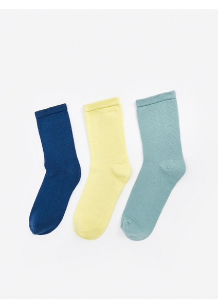 Lcw Eco Basic Erkek Çocuk Soket Çorap 3'lü