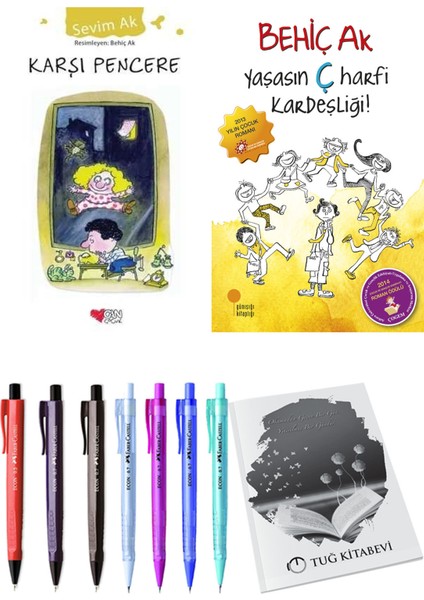 Yaşasın Ç Harfi Kardeşliği ve Karşı Pencere 2'li Set + Hediyeli