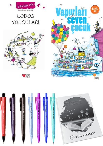 Vapurları Seven Çocuk ve Lodos Yolcuları 2'li Set + Hediyeli