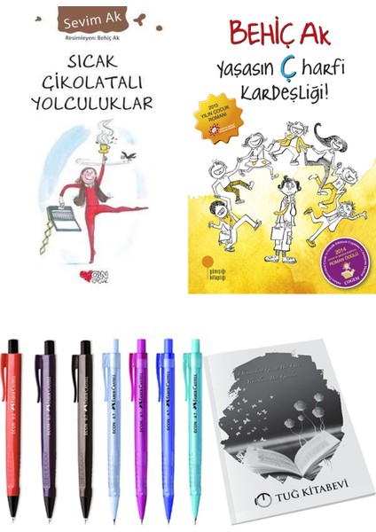 Yaşasın Ç Harfi Kardeşliği ve Sıcak Çikolatalı Yolculuklar 2'li Set + Hediyeli