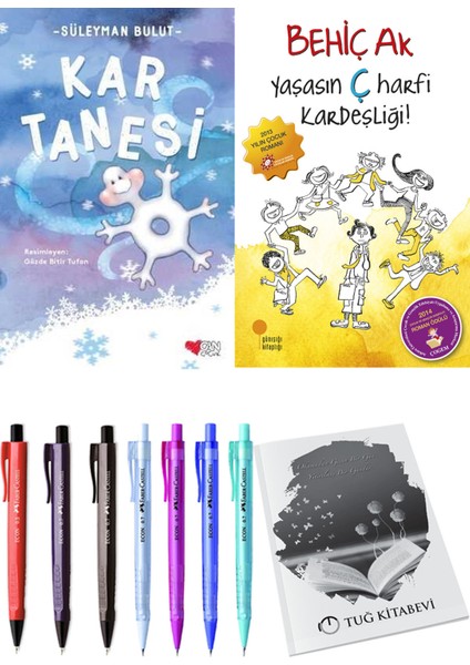 Yaşasın Ç Harfi Kardeşliği ve Kar Tanesi 2'li Set + Hediyeli