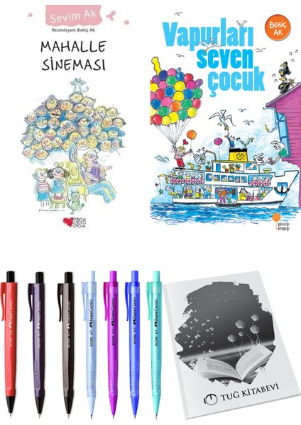 Vapurları Seven Çocuk ve Mahalle Sineması 2'li Set + Hediyeli