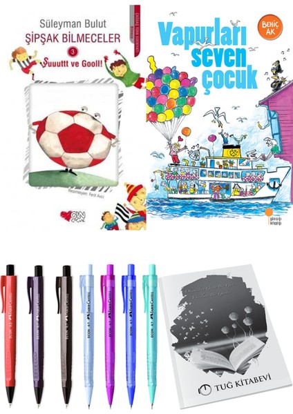 Vapurları Seven Çocuk ve Şipşak Bilmeceler 3 2'li Set + Hediyeli