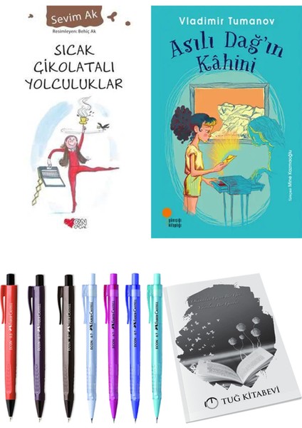 Asılı Dağ'ın Kahini ve Sıcak Çikolatalı Yolculuklar 2'li Set + Hediyeli