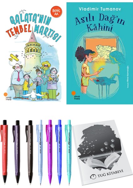 Asılı Dağ'ın Kahini ve Galata'nın Tembel Martısı 2'li Set + Hediyeli