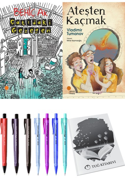 Ateşten Kaçmak ve Çatıdaki Gezegen 2'li Set + Hediyeli