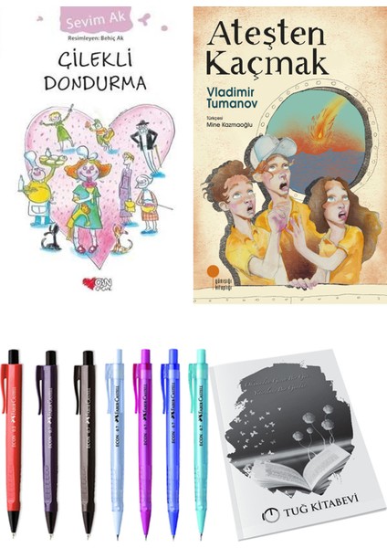 Ateşten Kaçmak ve Çilekli Dondurma 2'li Set + Hediyeli