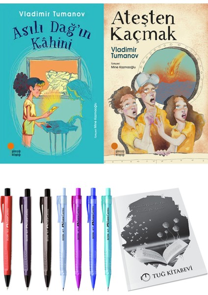 Ateşten Kaçmak ve Asılı Dağ'ın Kahini 2'li Set + Hediyeli
