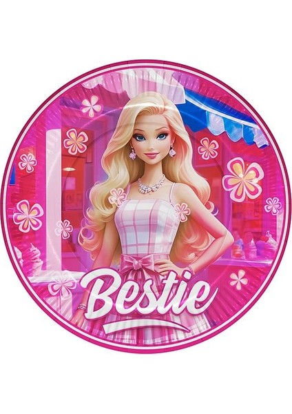 Karton Tabak 23cm 8li -Bestie-