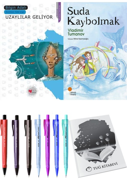 Suda Kaybolmak ve Uzaylılar Geliyor 2'li Set + Hediyeli